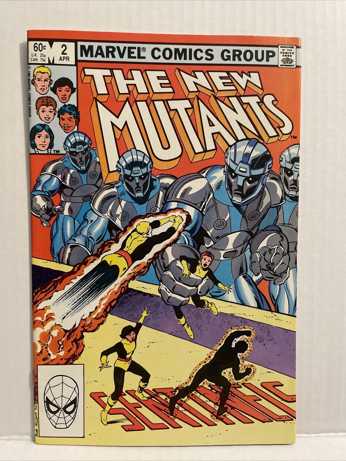 New Mutants #2 VF Newsstand Marvel Comics C167A  Comic Books - Bronze Age,  Marvel, New Mutants, Superhero / HipComic