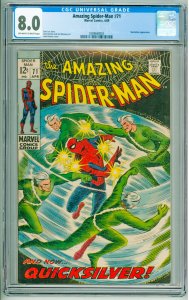 The Amazing Spider-Man #71 (1969) CGC 8.0!