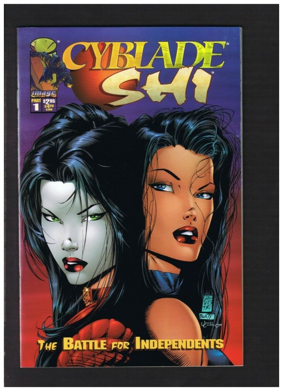 IMAGE COMICS CYBLADE/SHI Battle for Independents NM 9.2  FIRST WITCHBLADE