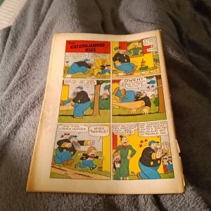 Katzenjammer Kids #3 Golden Age 1947-DAVID MCKAY-Fireworks  rocket sled cover