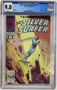 Silver Surfer Limited Series #2 - CGC 9.0 - Marvel/Epic - 1989 - Moebius art!