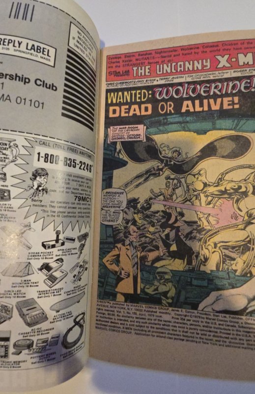 The X-Men #120 (1979)first cameo of alpha flight