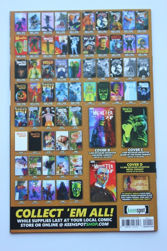 The Monster and the Wolf #1 A14 (2025) Mark Spears  NM