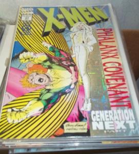 X MEN # 37 1994 MARVEL phalanx convent pt 4  generation next  BLINK DIES FOIL 