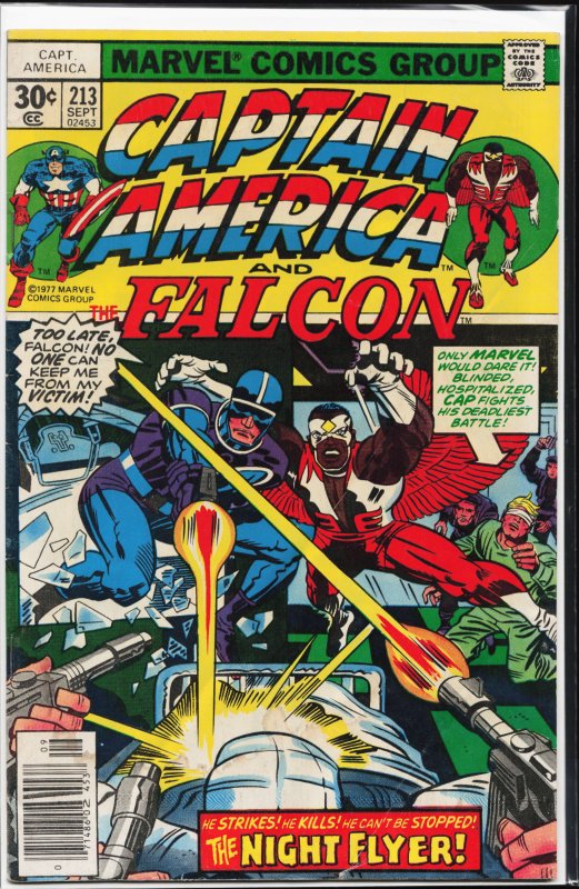 Captain America #213 (1977) Captain America and the Falcon [Key Issue]