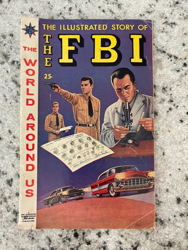 Illustrated Story Of FBI VG World Around Us Classics Gilberton Comic Book HT3 