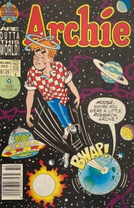 Archie #404 (Newsstand) VF ; Archie | Outer Space Aliens Cover
