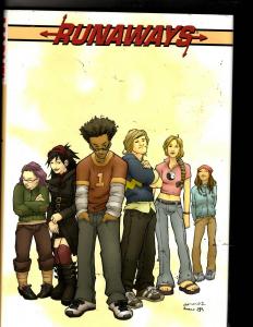 Runaways Vol. # 1 Marvel Comics HARDCOVER Graphic Novel Comic Book 1st Print MF4