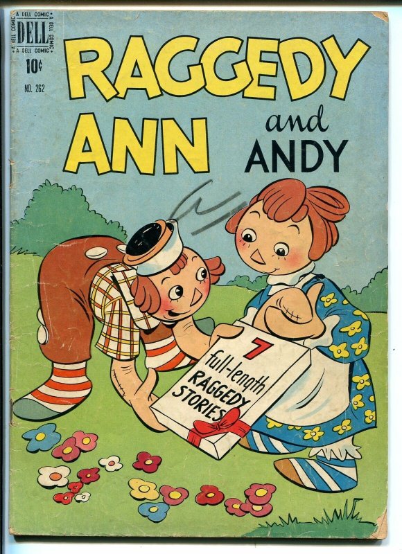 RAGGEDY ANN AND ANDY #262 1949-DELL-FOUR COLOR COMICS-CLASSIC ART-good/vg