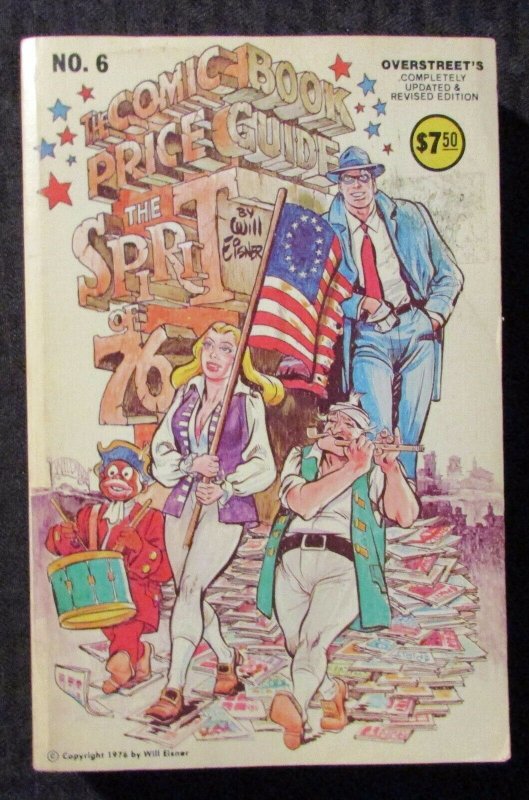 1976 Overstreet COMIC BOOK PRICE GUIDE #6 FN- 5.5 Will Eisner The Spirit