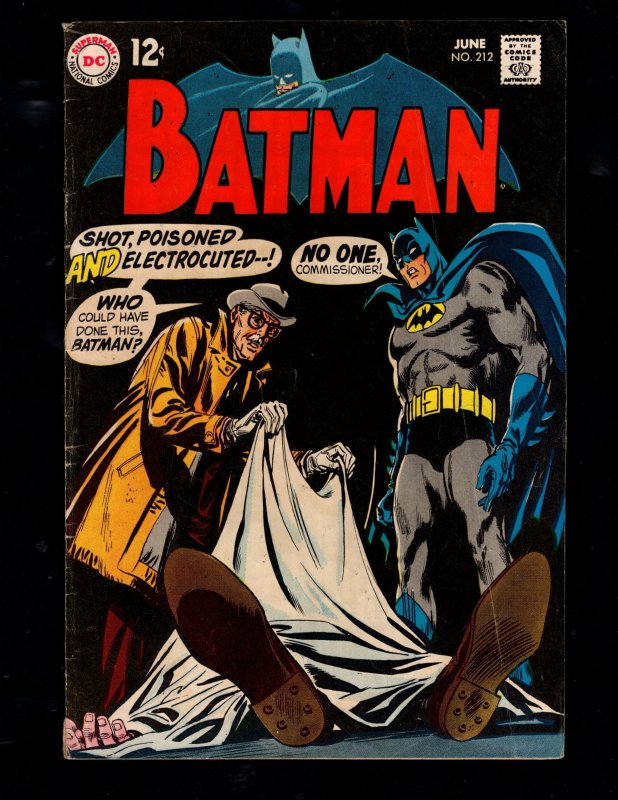 Batman #212 (1969)  Mid-Grade Silver Age DC