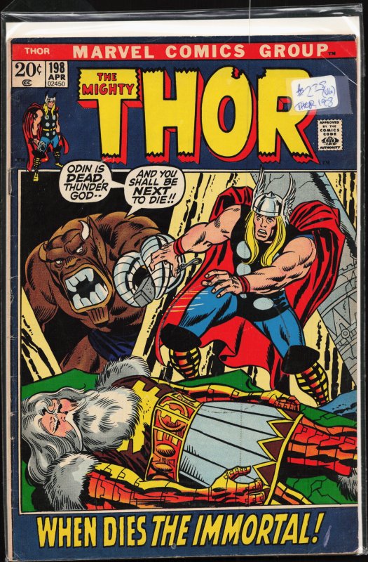 Thor #198 (1972) Thor