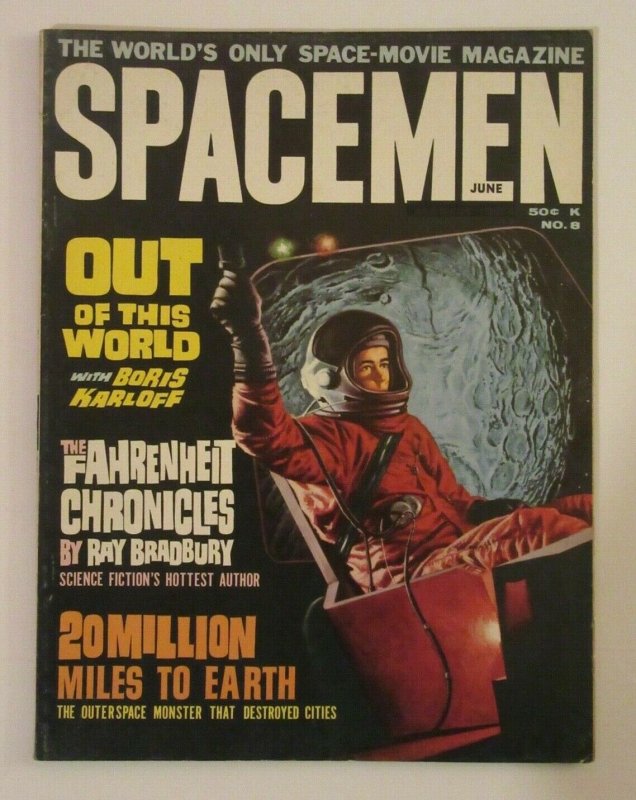 Spacemen #8 June 1964 Ray Bradbury VF