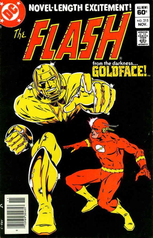 Flash, The (1st Series) #315 (Newsstand) VF ; DC | November 1982 Goldface