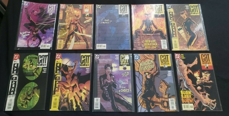 CATWOMAN 10PC (VF/NM) WAR GAMES, ICED BY ZEISS, TRUE ROMANCE? 2004-05
