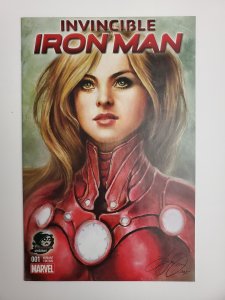 Invincible Iron Man #1 Phantom Exclusive Siya Oum Color Variant (2015)