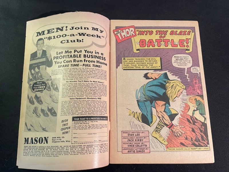 JOURNEY INTO MYSTERY #117 VG+ Condition