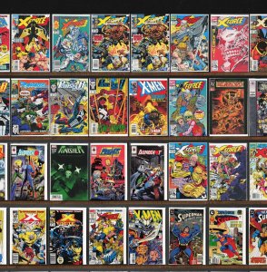 Huge Lot 140+ Comics with X-Force, Iron Man, Punisher 2099, X-Factor & More!