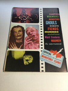 Fantastic Monsters Of The Films 1 Fn- Fine- 5.5 Magazine