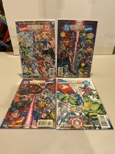 DC vs. Marvel #1-4 Complete Min-Series Set  Amalgam Comics! 1996