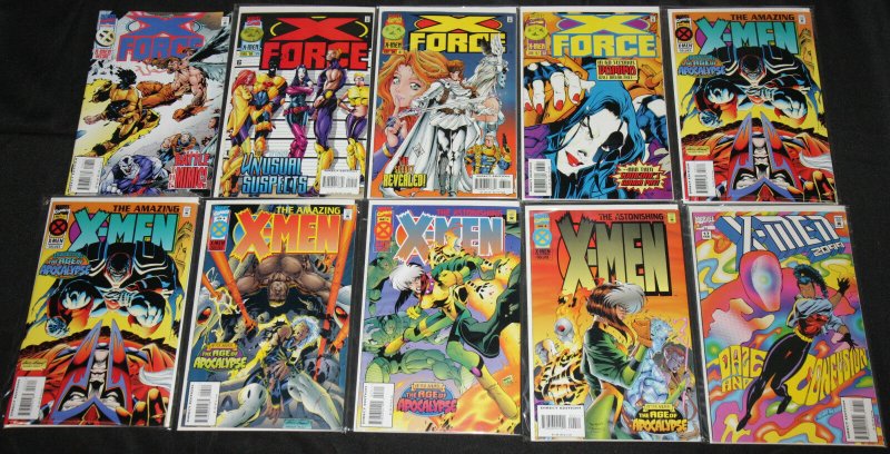 Marvel Copper-Modern X-MEN TITLES 131pc Count Mid-High Grade Comic Lot VF-NM