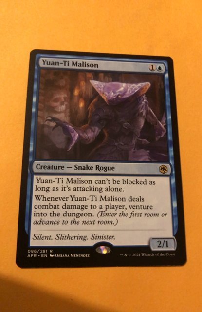 YUAN-TI MALISON ​: Magic the Gathering MtG card, ADVENTURES IN FORGOTTEN RE...