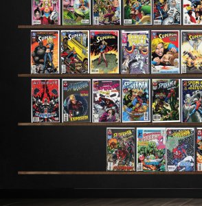 Huge Lot 140+ Comics with Supergirl, The Sensational Spider-Man & More!