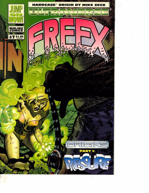 Lot Of 2 Malibu Comic Books Ultraverse Freex #7 and Edge #1 ON12