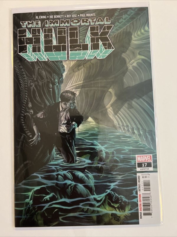 LOT OF 4 IMMORTAL HULK 17 18 19 21 Marvel Comics 2019 Bagged Boarded