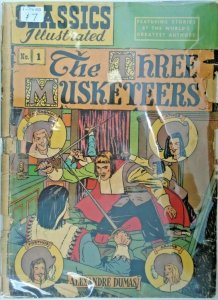 *Classics illustrated 1-3, 5-6 Line Drawn Covers; Guide = $50.50