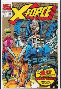 X-Force #1 Second Print Cover (1991) X-Force