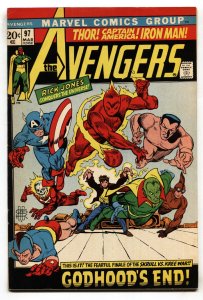 AVENGERS #96--comic book--Captain America--Human Torch--1972--VF-