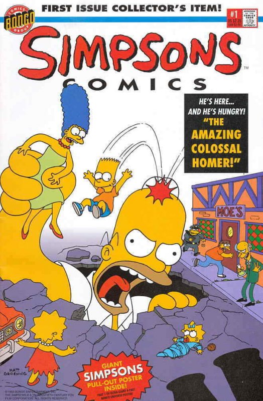 Simpsons Comics #1 VF/NM; Bongo | we combine shipping 