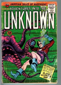 ADVENTURES INTO THE UNKNOWN #157-HORROR/SCI-FI-SILVER AGE-MAGIC AGENT FR/G