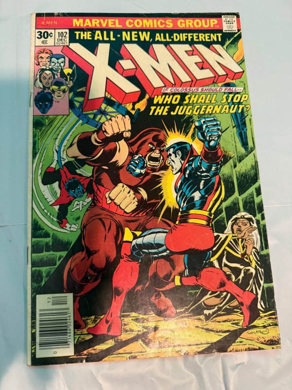 The X-Men #102 (1976) who shall stop the juggernautn