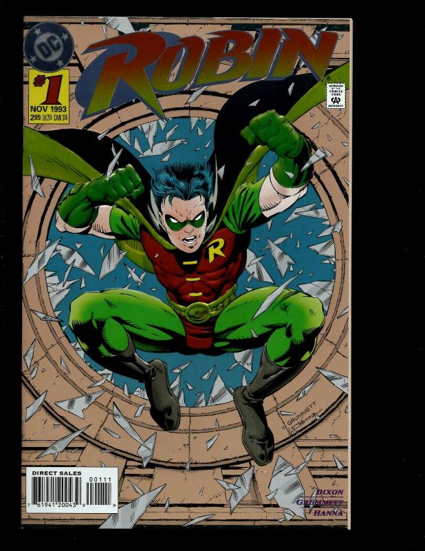 Lot Of 12 Robin DC Comics # 0 1 2 3 4 5 6 7 8 9 10 11 Batman Knightquest SM4