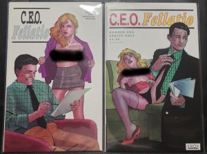 C.E.O Fellatio #1-2 Set Eros Comix 1995 Avg VF Condition
