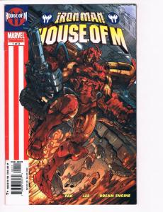 Iron Man House Of M # 1 VF/NM Marvel Comic Book Limited Series War Machine S80