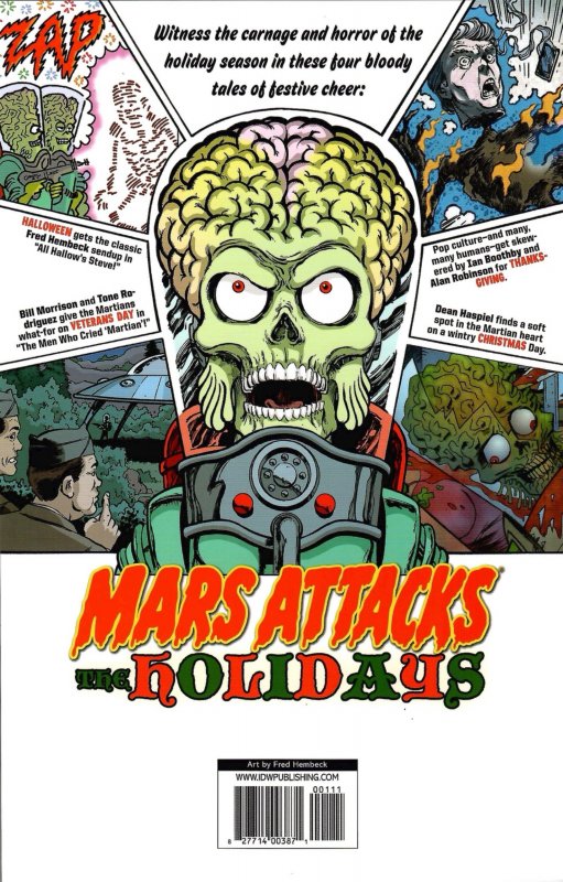 Mars Attacks the Holidays Cover C (2012) New