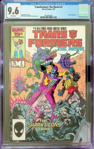 Transformers: The Movie #2 Direct Edition (1986) - CGC 9.6 - Cert#4523624020