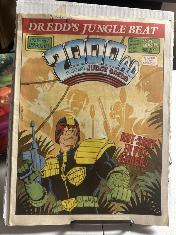 2000AD featuring Judge Dredd Prog 537