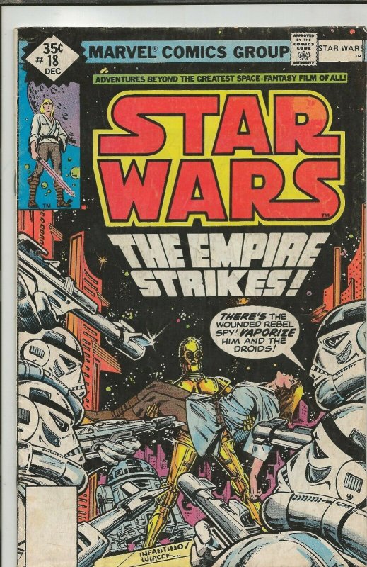 Star Wars #18 Vintage 1978 Marvel Comics C3PO Diamond Variant