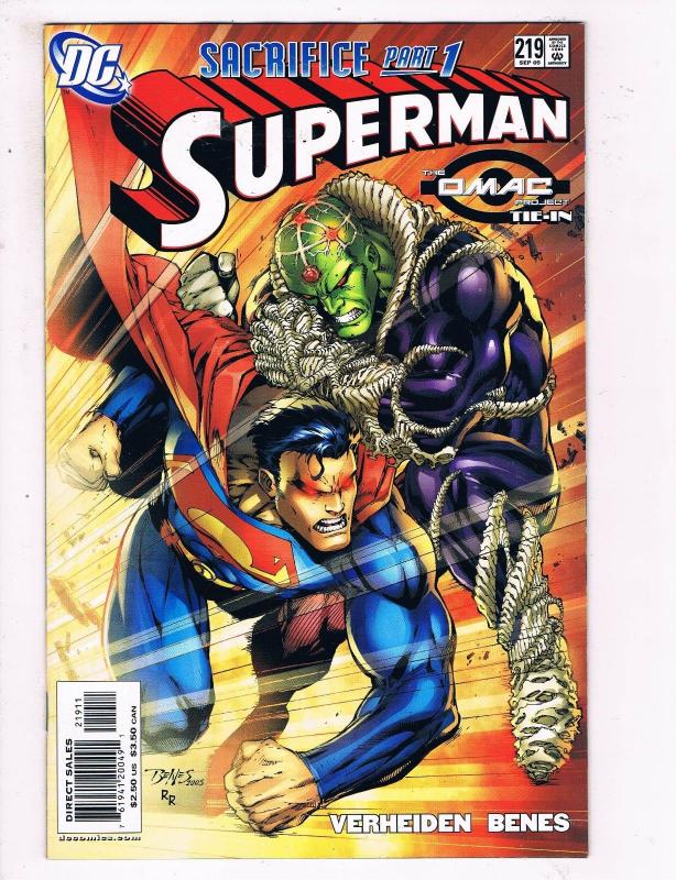 Superman # 219 VF/NM DC Comic Books Wonder Woman Justice League Metropolis! SW13