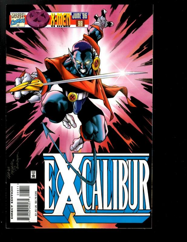 10 Excalibur Deluxe Marvel Comics # 85 86 87 88 90 91 92 94 95 97 98 99 JF26 