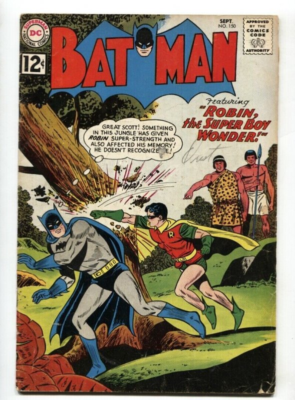 Batman #150 - 1962-DC Comics-Robin gains super powers- Silver Age- VG-