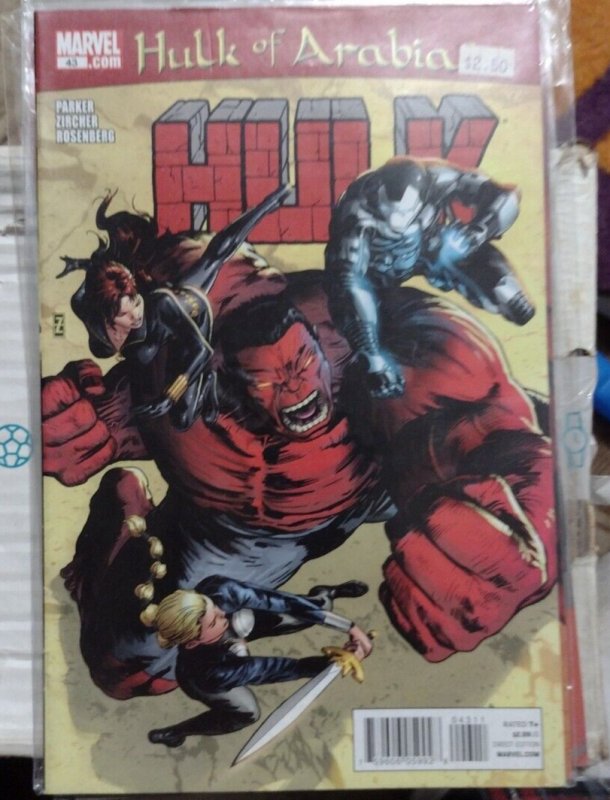 Hulk  # 43  2011   Marvel disney red hulk THUNDERBOLT ROSS  hulk of arabia