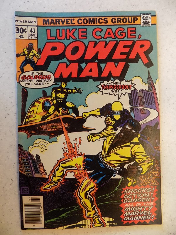 LUKE CAGE POWER MAN # 41 MARVEL STEEL ADVENTURE