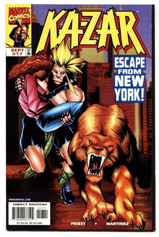 Ka-Zar #17-1998 comic book-First Everett Ross-Civil War Movie-Marvel NM