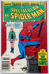 The Spectacular Spider-Man Annual #8 NEWSSTAND (NM-)(1988)