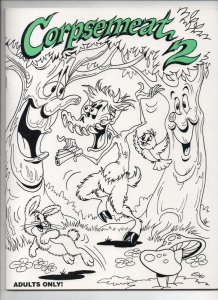 CORPSEMEAT #2, NM-, 1991, Sympathetic, Panter, Curt Vile, Peter Bagge